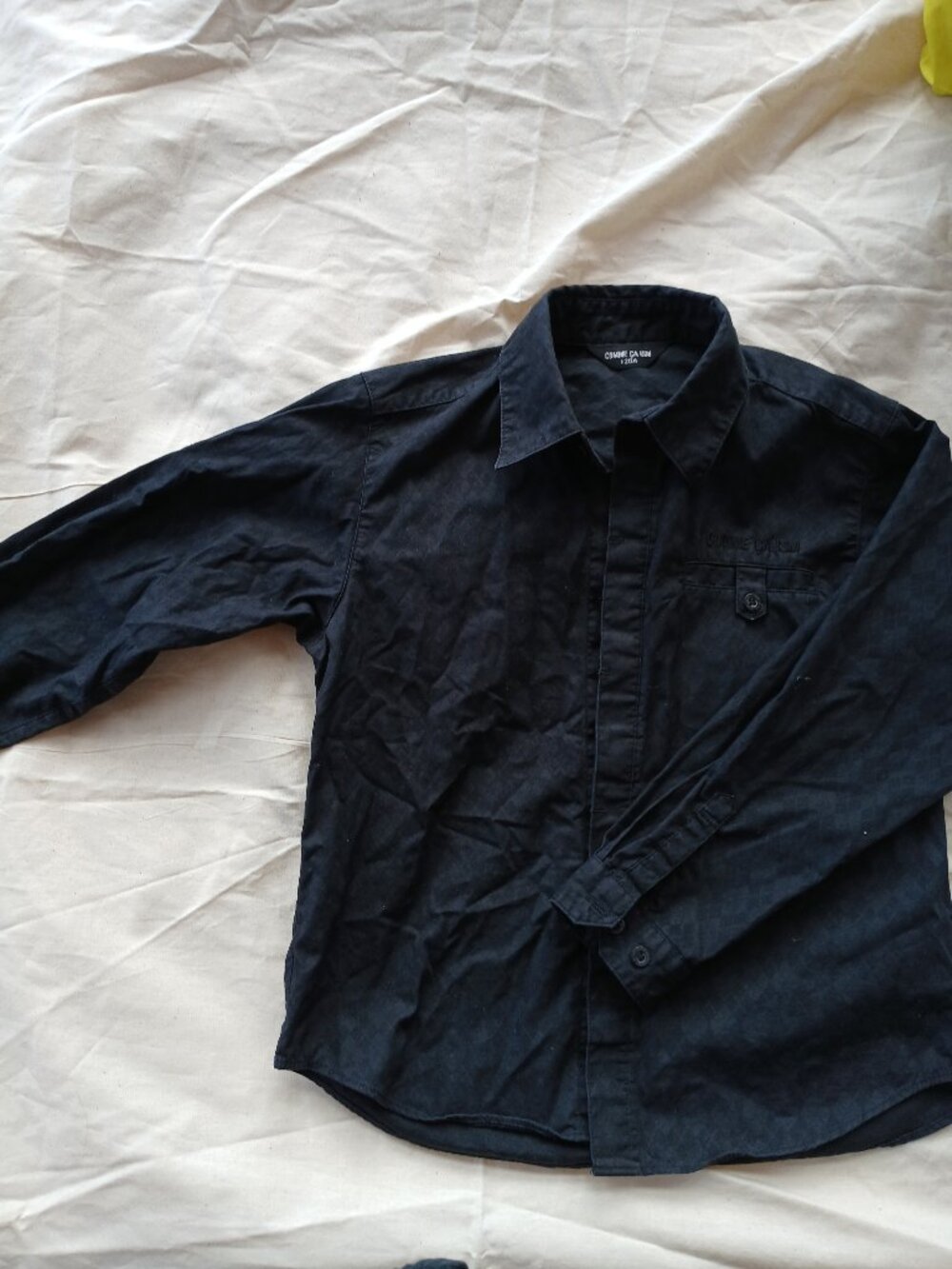 Comme Ça ISM Boys’ Long-Sleeve Button-Up Shirt Size 120 cm (Approx. 4–5T)